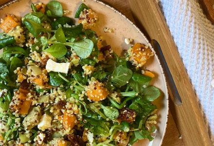 Recette Saclà Salade de boulgour aux légumes rôtis